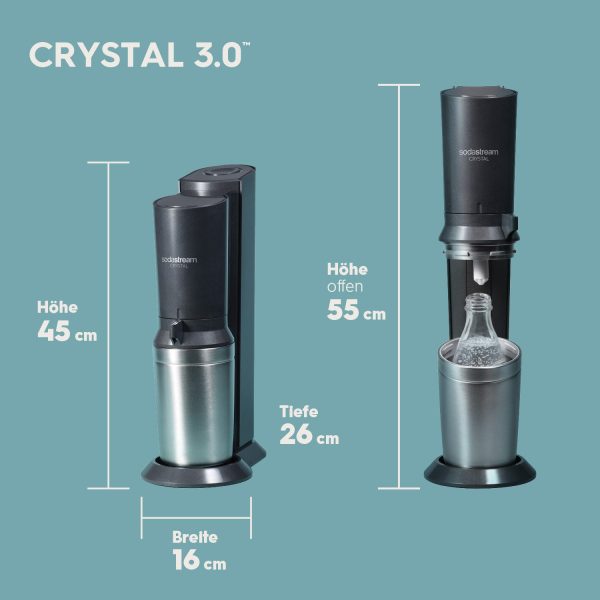 Wassersprudler Crystal 3.0 - Vorteilspack