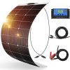 Dokio Solarpanel 100W 200W 400W Flexibel Kit fur Wohnmobil Batterie Haus Boot