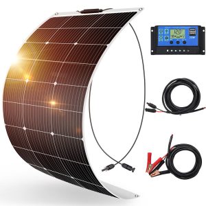 Dokio Solarpanel 100W 200W 400W Flexibel Kit fur Wohnmobil Batterie Haus Boot