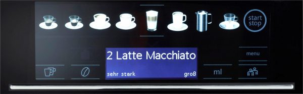 Kaffeevollautomat EQ6 plus s400 TE654509DE, Doppeltassenfunktion, Keramikmahlwerk