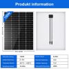 Solarmodul 150W Solarpanel 12V – Monokristalline Solarmodule mit Alurahmen