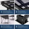 Solarmodul Solar Carport Glas/Glas PV Garage