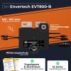 Balkonkraftwerk mit Speicher All in One 1000 Wp / 800 Watt komplett Steckdose