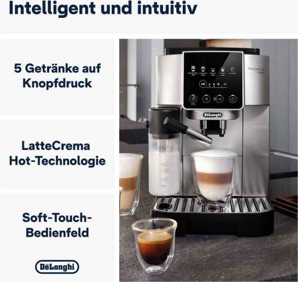 Kaffeevollautomat Magnifica Start Milk ECAM220.80.SB