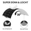 Dokio Solarpanel 100W 200W 400W Flexibel Kit fur Wohnmobil Batterie Haus Boot