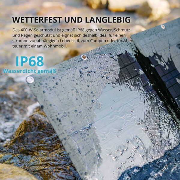 Balkonkraftwerk ECOFLOW 400W Solar Panel für Delta & RIVER Serie Tragbare Powerstation