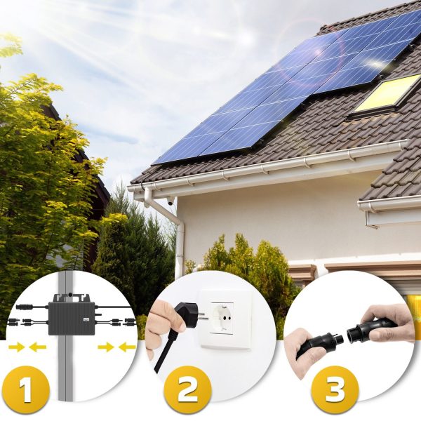 Solaranlage 1196W/800W komplett Steckdose