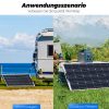 Balkonkraftwerk 200W Solarpanel für Wohnmobile, Camping, Balkonkraftwerk