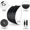 Dokio Solarpanel 100W 200W 400W Flexibel Kit fur Wohnmobil Batterie Haus Boot