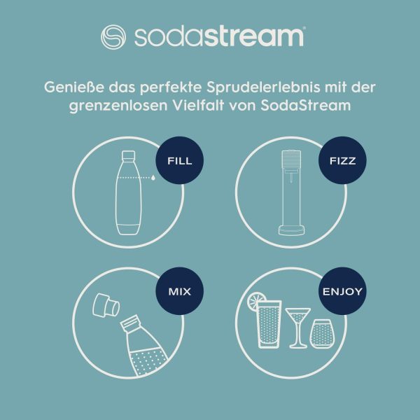 Wassersprudler Gaia Umsteiger ohne CO2 Zylinder