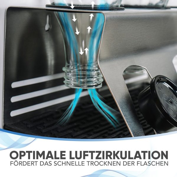Flaschenhalter für SodaStream aus Edelstahl mit Kantenschutz
