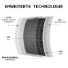 Dokio Solarpanel 100W 200W 400W Flexibel Kit fur Wohnmobil Batterie Haus Boot