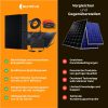 Balkonkraftwerk Solarpanele - Bifacial 598 Watt -