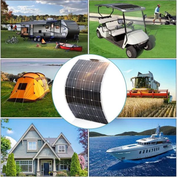 Balkonkraftwerk 200W Solarpanel für Wohnmobile, Camping, Balkonkraftwerk