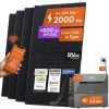 Balkonkraftwerk mit Speicher All in One 2000 Wp / 800 Watt 3,2 kWh Anker Solix 2 Pro