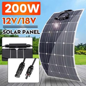 Balkonkraftwerk 200W Solarpanel für Wohnmobile, Camping, Balkonkraftwerk