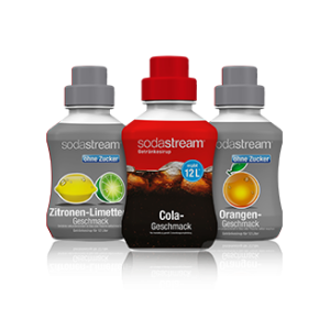 sodastream Sirup Set (Zitrone, Cola & Orange)