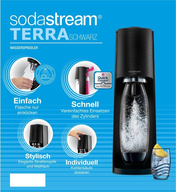 Wassersprudler Terra Umsteiger ohne CO2-Zylinder