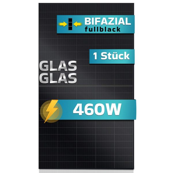Balkonkraftwerk Solarpanele - Bifacial 598 Watt -