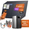 Balkonkraftwerk 2000Wp / 800W mit 1,9kWh EcoFlow Speicher komplett Steckdose