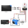 Solarmodul 150W Solarpanel 12V – Monokristalline Solarmodule mit Alurahmen