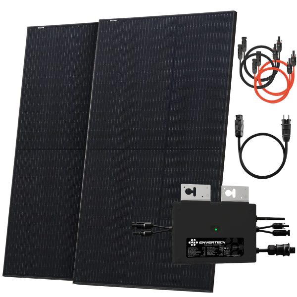 Balkonkraftwerk 1000W Komplettset Solaranlage Steckdose